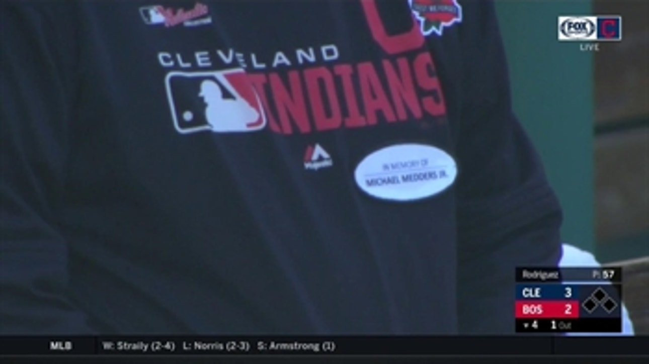 Paying respect to the fallen: Terry Francona honors Michael Medders Jr. on Memorial Day