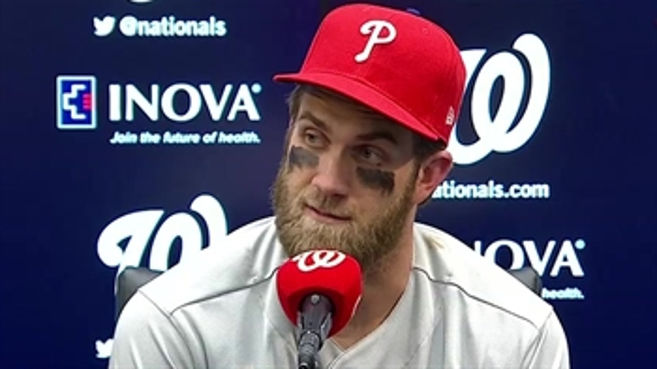 Bryce Harper on boos: 'I have Philadelphia behind me'