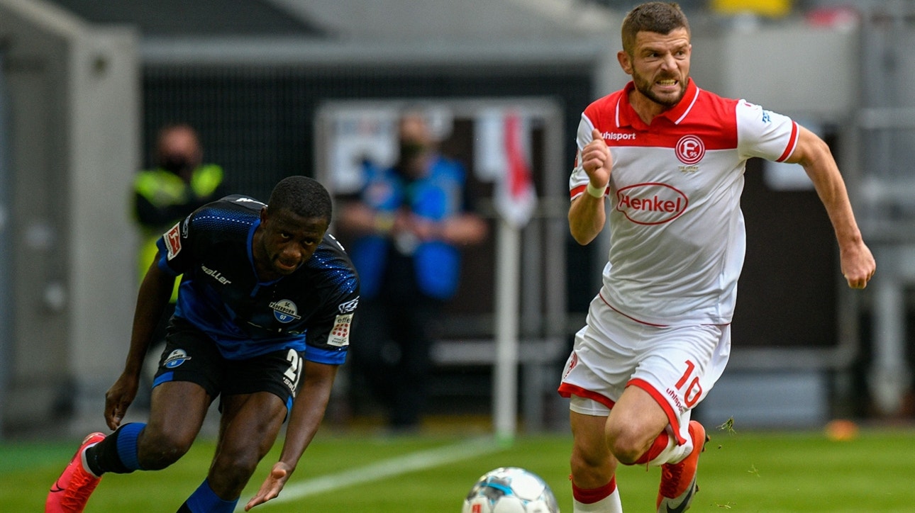 Fortuna Düsseldorf hits the post 3 times but can't net a goal in a 0-0 draw vs. Paderborn