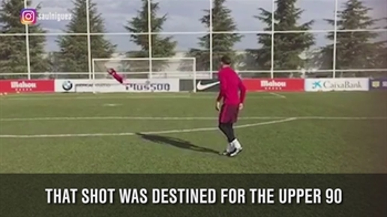 It turns out Antoine Griezmann is pretty good at saving goals