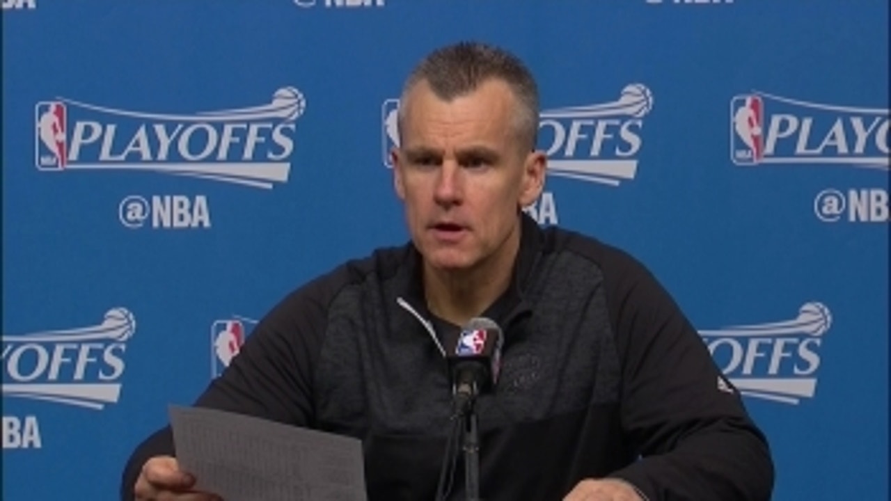 Billy Donovan on sitting Westbrook late in 3rd quarter