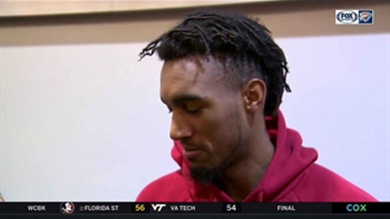 Terrance Ferguson on getting 'The W' vs. Milwaukee