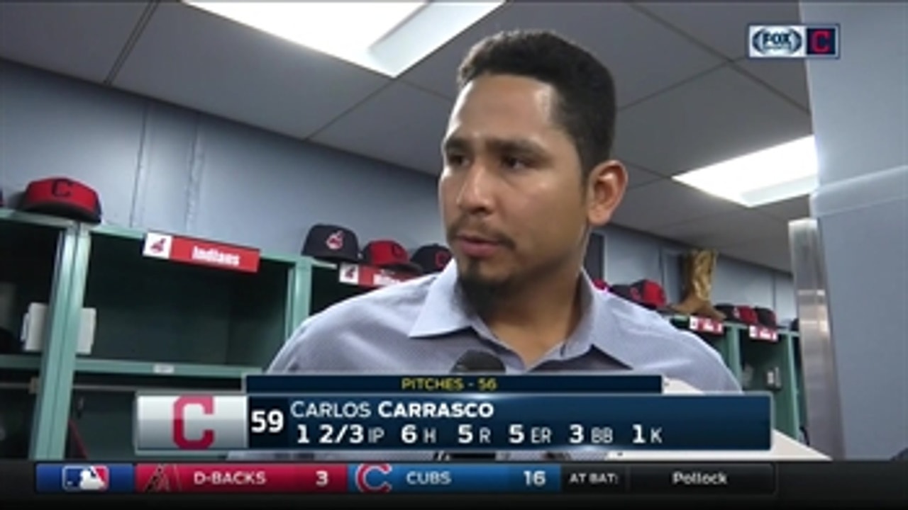Carlos Carrasco: Pitching from behind, lack of control led to early exit