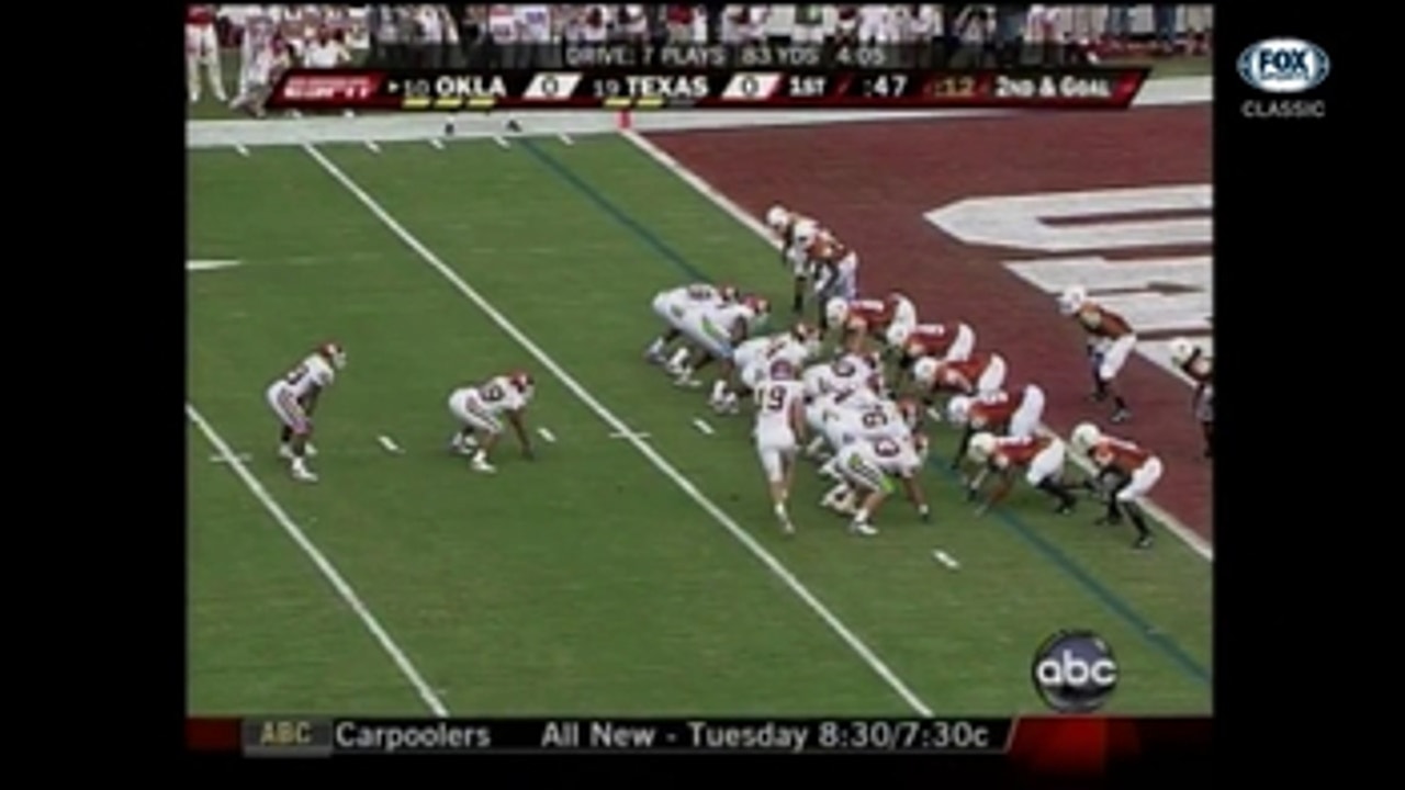 Jermaine Gresham with a 1-yard TD reception in 2007 ' Red River Classics