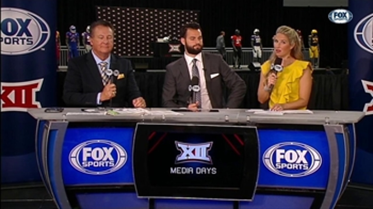 Will Grier Joins the Set ' Big 12 Media Days
