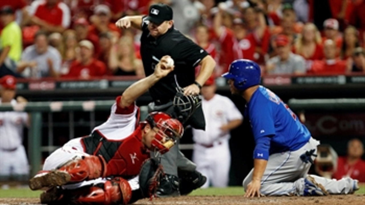 Bruce homers, Reds rout Cubs