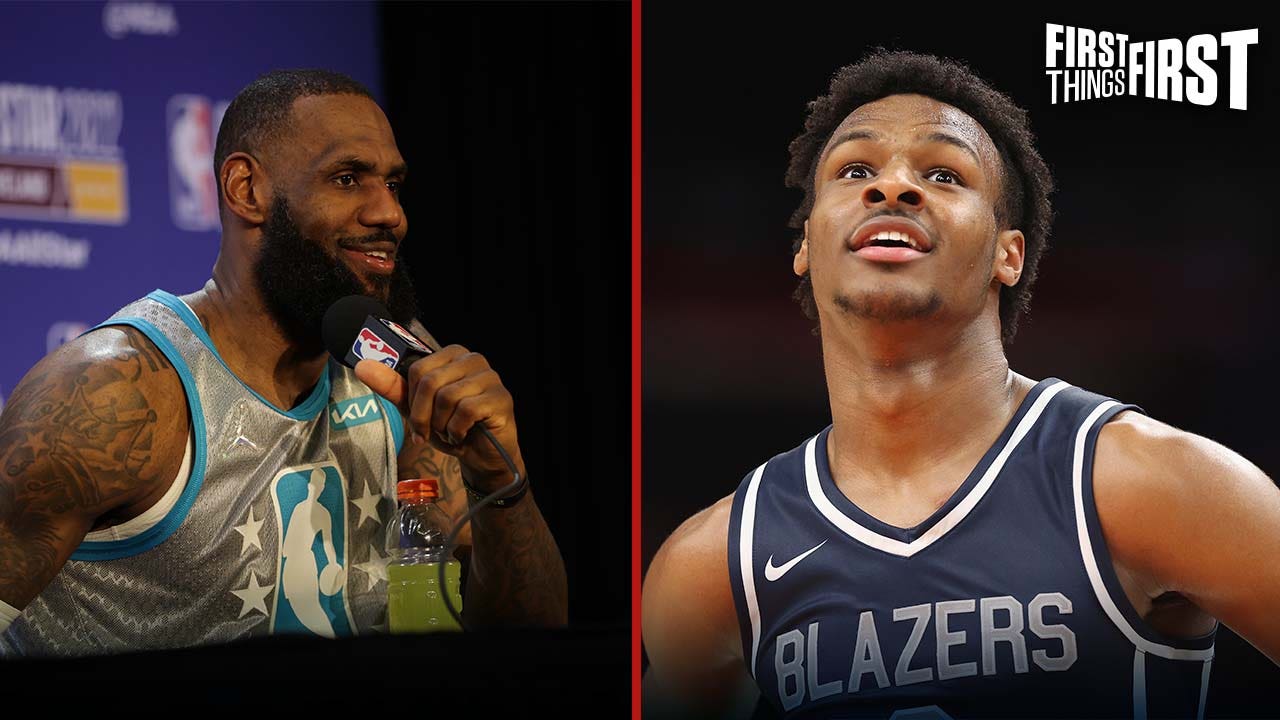LeBron James could be pushing Bronny into the NBA earlier than he's ready for I FIRST THINGS FIRST