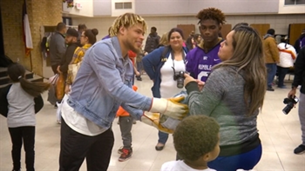 Tyrann Mathieu donates 200 full meals to Houston families for Thanksgiving