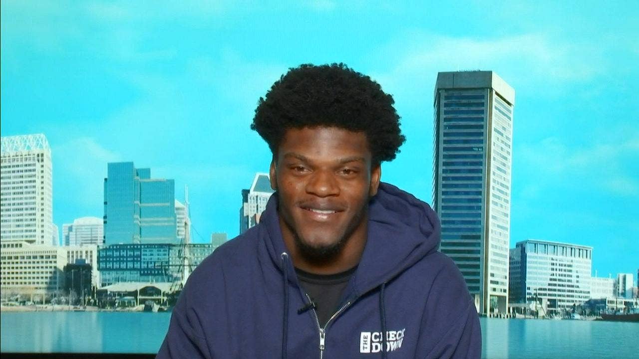 Lamar Jackson on dominant Wk 1 win, 'Hollywood' Brown & advice for Kyler ' NFL ' FIRST THINGS FIRST