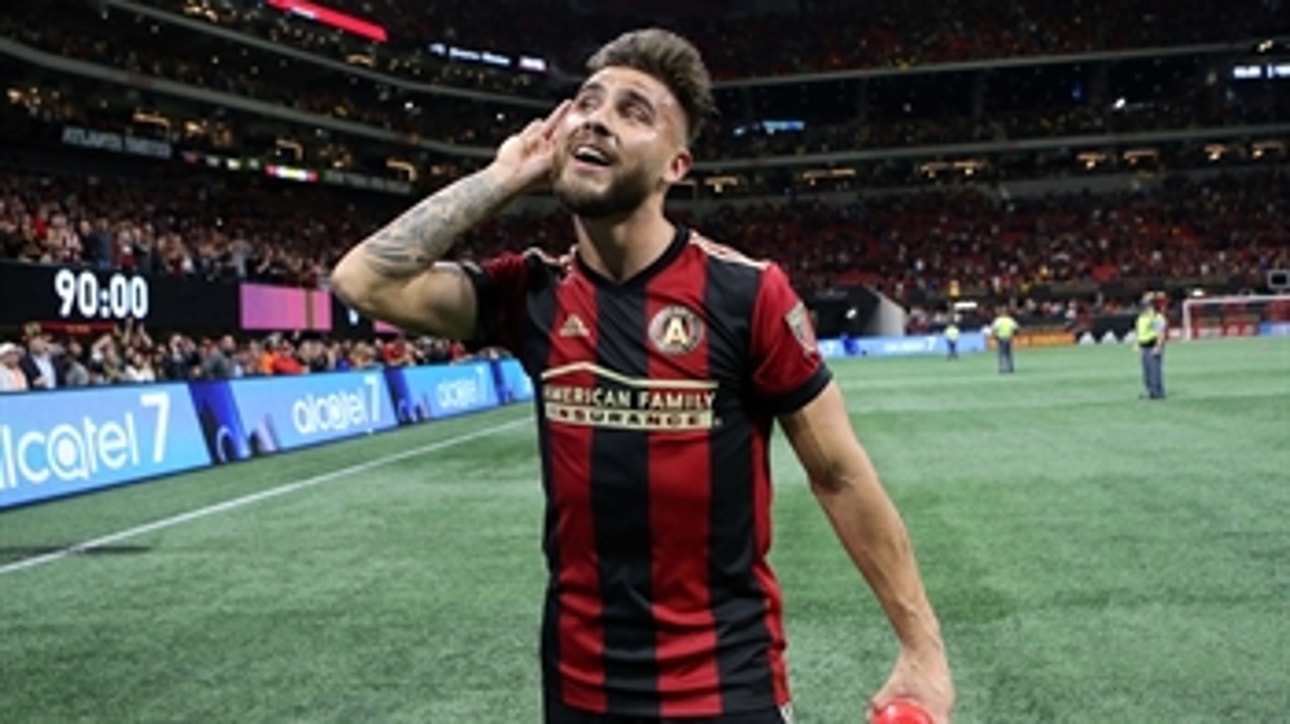 Atlanta United takes a big advantage in the first leg vs New York Red Bulls ' 2018 Audi MLS Cup Playoffs