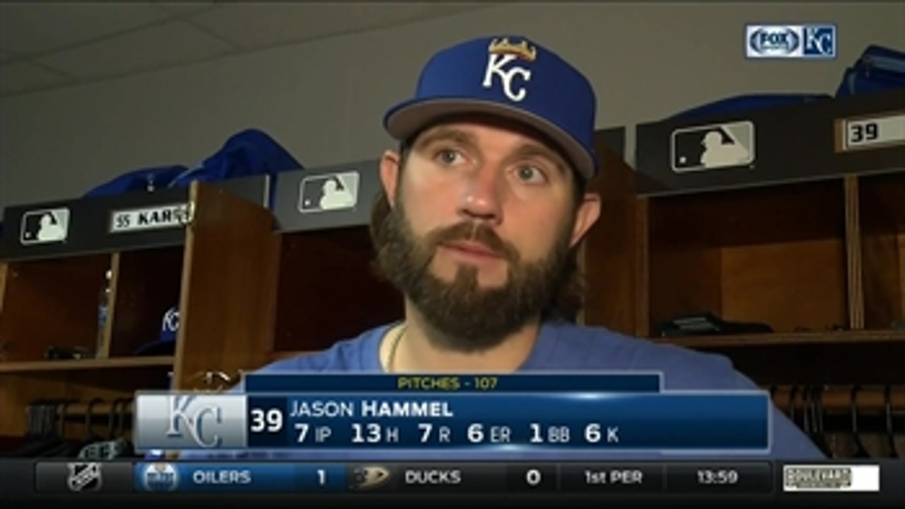 Hammel says he needed to 'set a better tone'