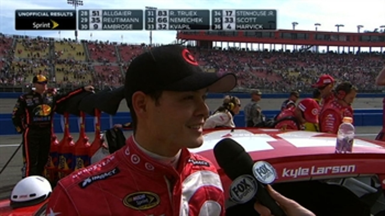 Rookie Kyle Larson Finishes Runner-Up at Fontana