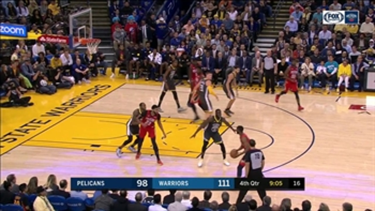 HIGHLIGHTS: Ian Clark keeping it close from long range ' New Orleans Pelicans at Golden State Warriors