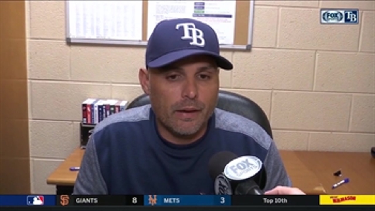 Kevin Cash talks about Blake Snell's outing against Tigers