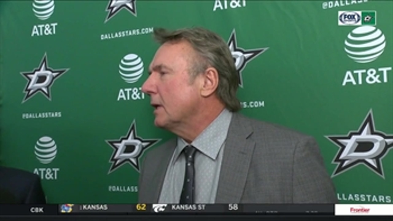 Rick Bowness on Stars salvaging a late point vs. Blues ' Stars Live