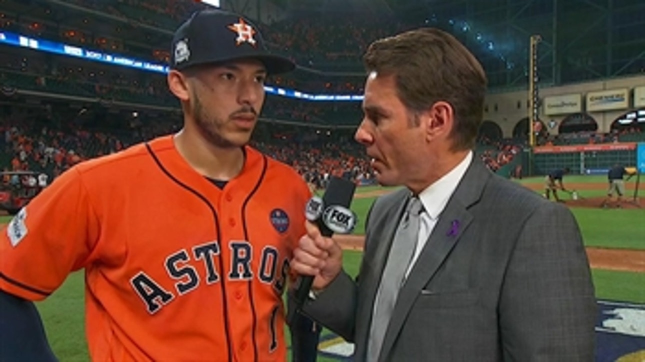 Carlos Correa on knocking in the opening run of the ALCS