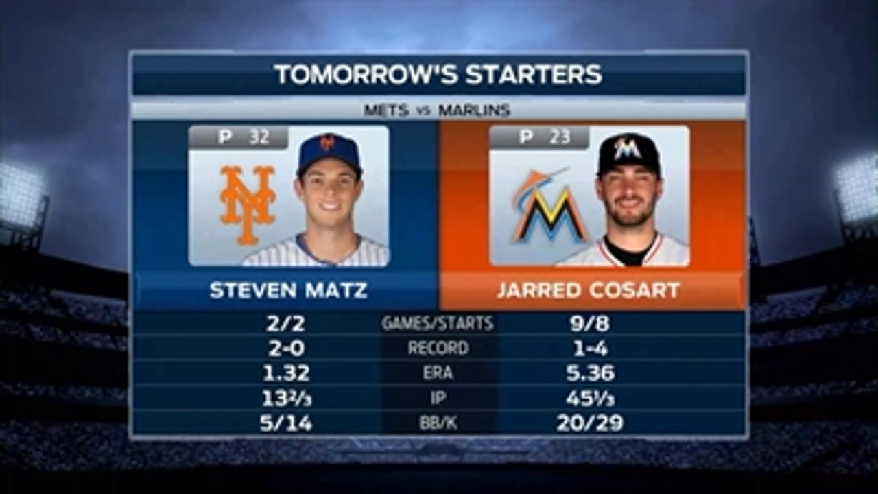 Marlins try to take series from Mets