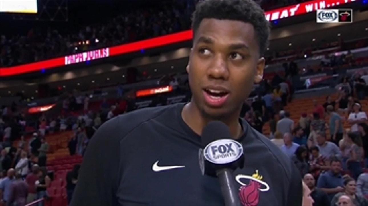 Hassan Whiteside on his first game back with Heat