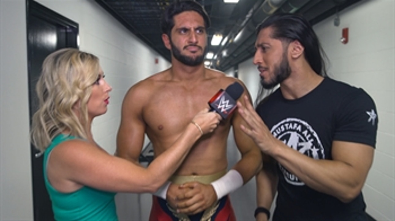 Mustafa Ali shields Mansoor from the truth about his win: WWE Digital Exclusive, Aug. 16, 2021