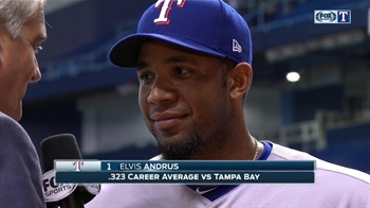 Elvis Andrus on go-ahead RBI in 10th inning vs. Rays