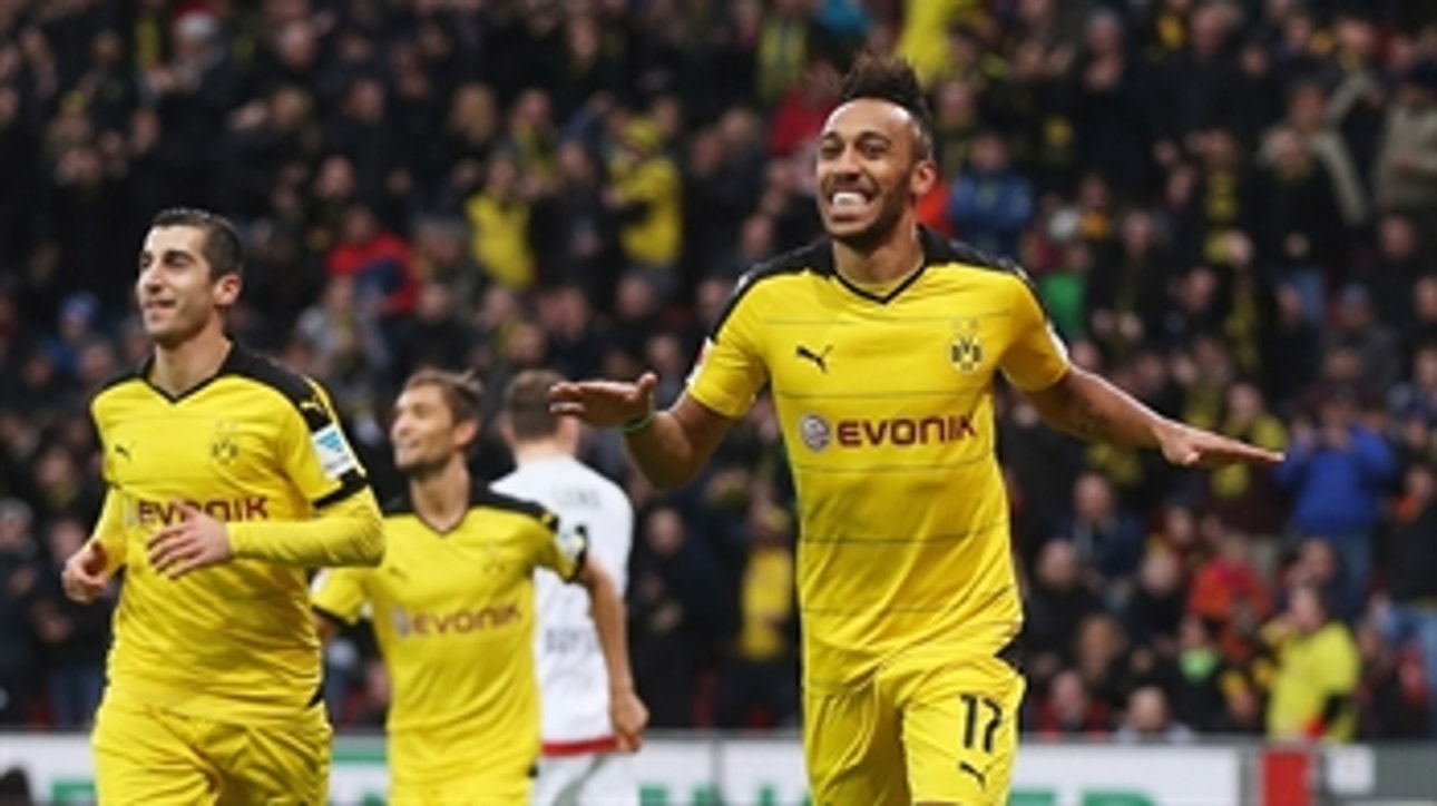 Aubameyang goal breaks Dortmund deadlock vs. Leverkusen ' 2015-16 Bundesliga Highlights