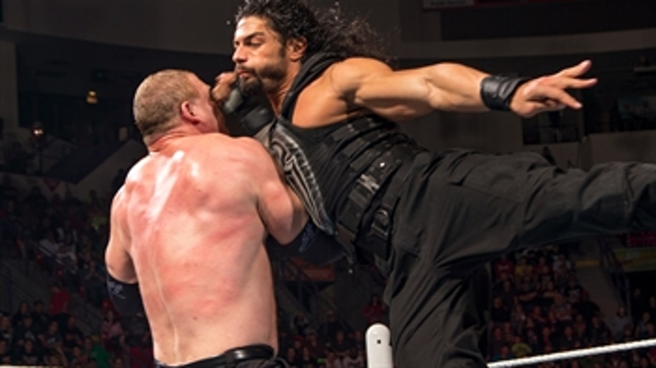 Randy Orton & Roman Reigns vs. Seth Rollins & Kane: Raw, Apr. 27, 2015 (Full Match)