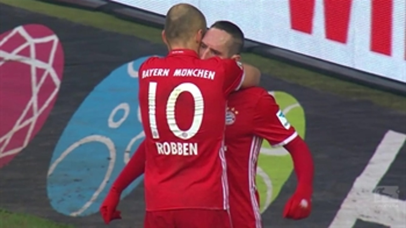 Robben puts Bayern in front with great upper 90 strike ' 2016-17 Bundesliga Highlights