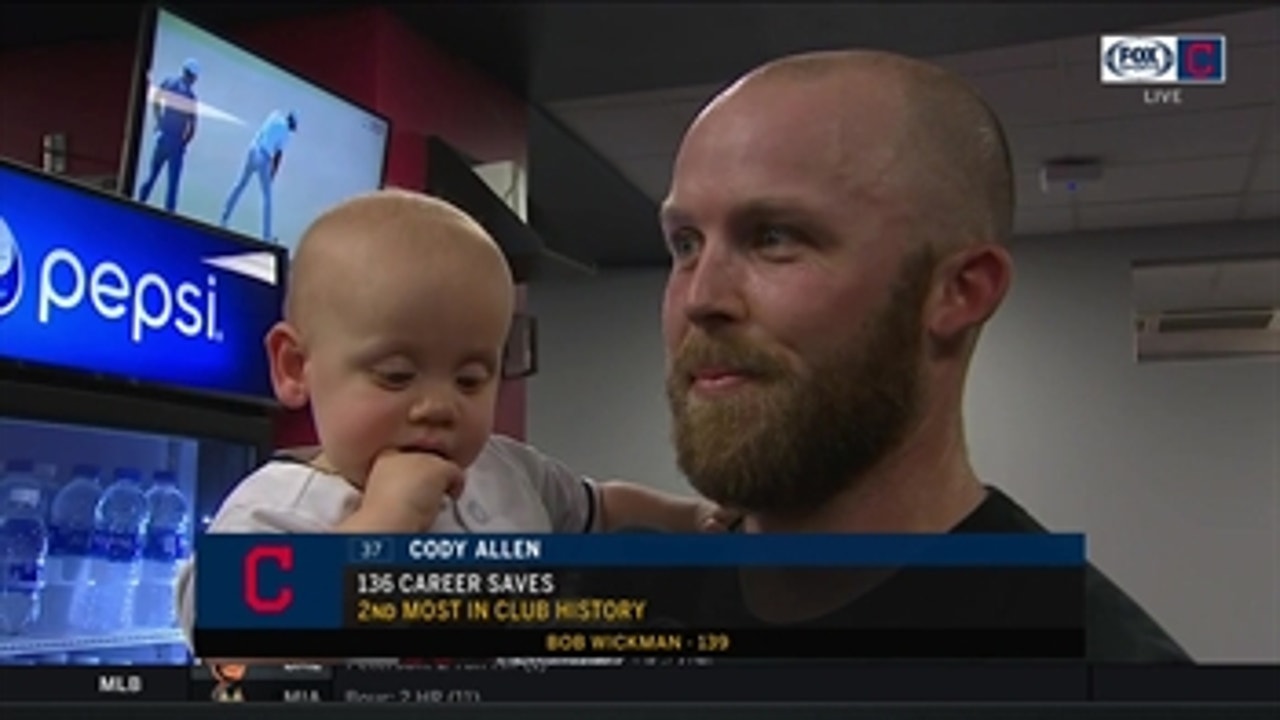 Cody Allen talks about an unforgettable first Father's Day