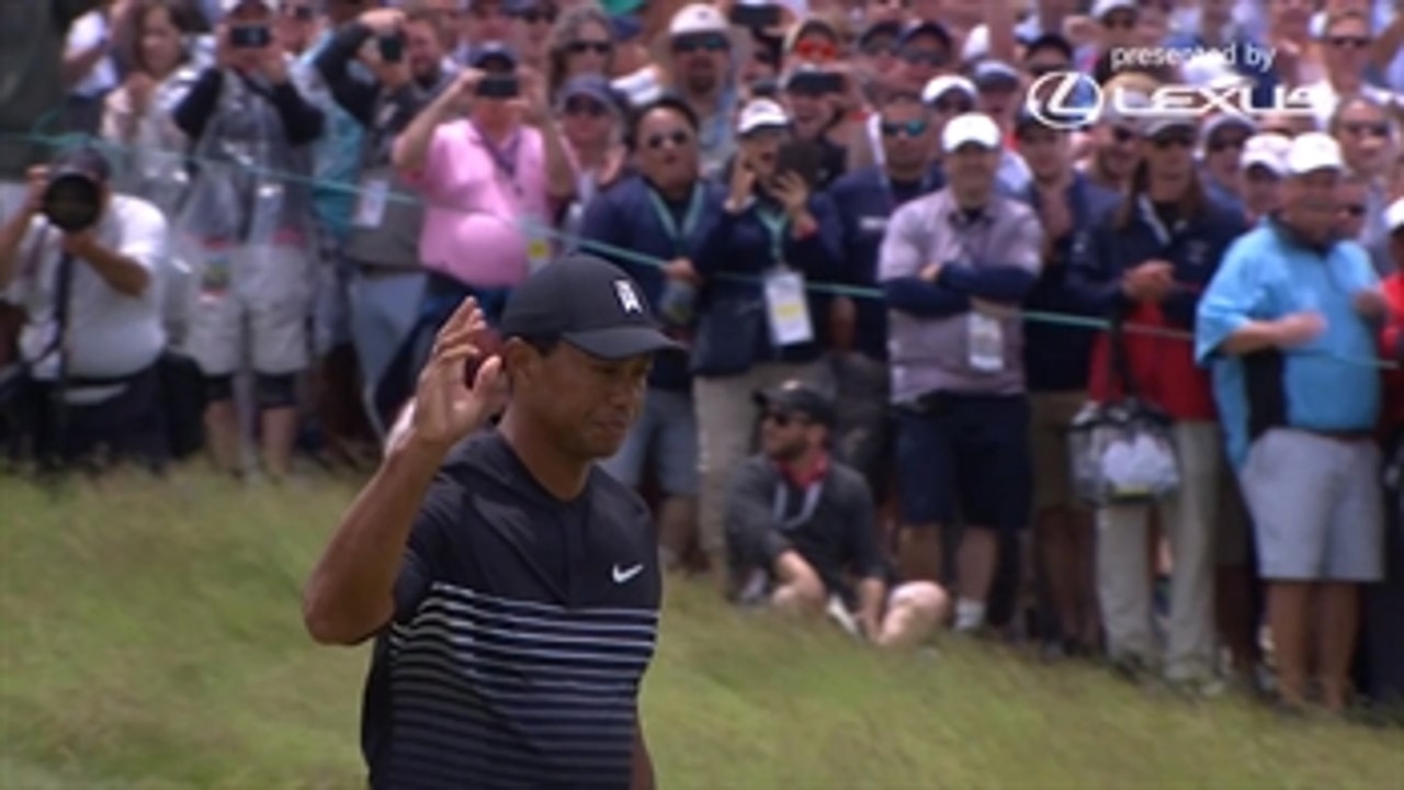 Tiger's Friday 72 in Two Minutes