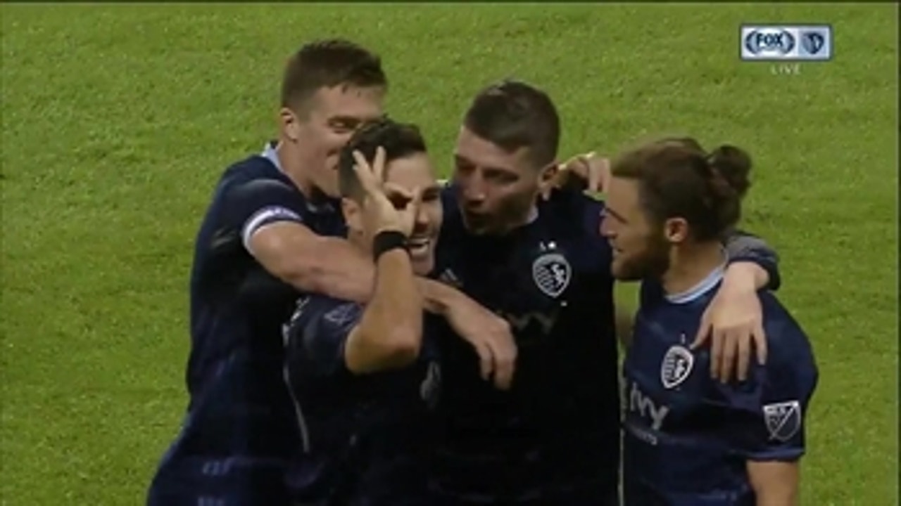 Feilhaber scores Sporting KC's first goal of the season from far out
