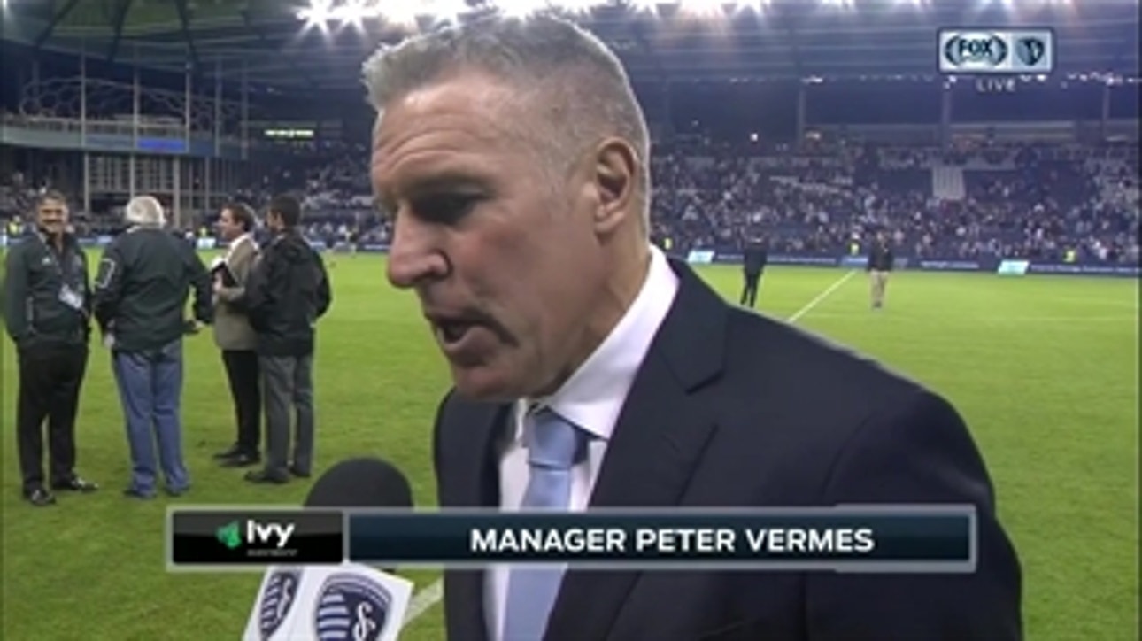 Vermes on Sporting KC's win: 'It's always nice to score at home'