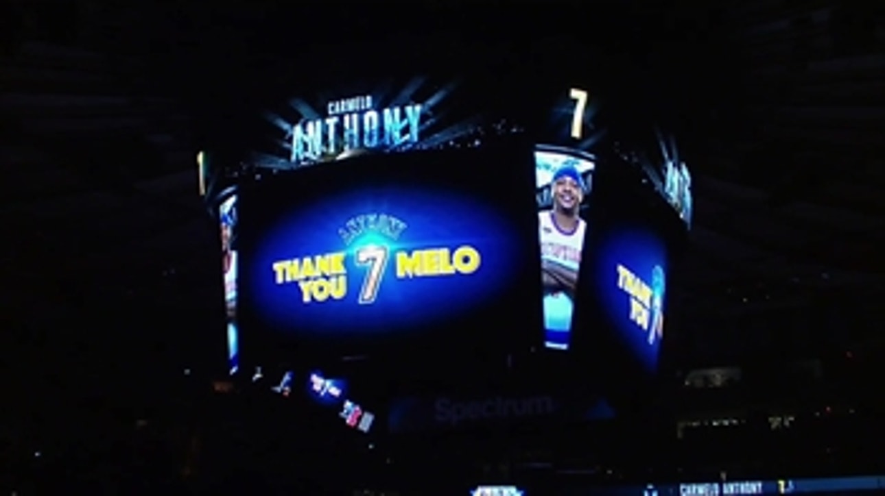 Carmelo Anthony Tribute video and reception in NY