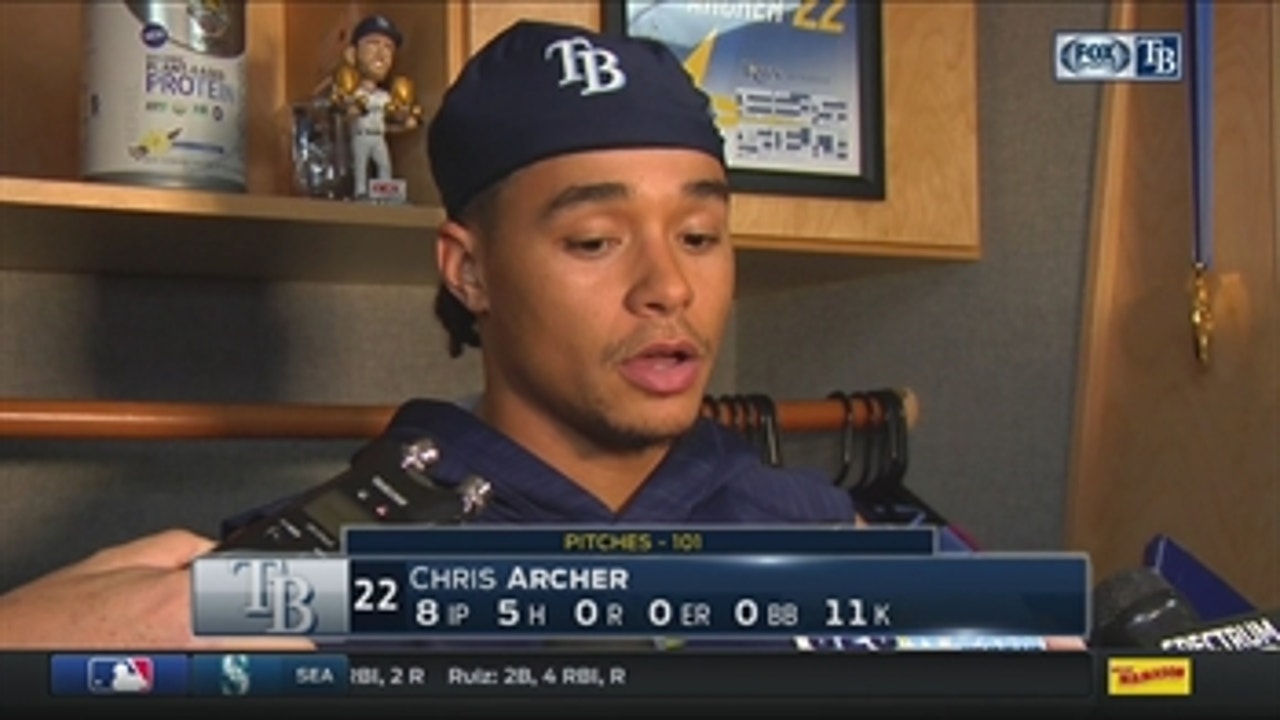 Chris Archer on tonight's win: 'It wasn't all me'