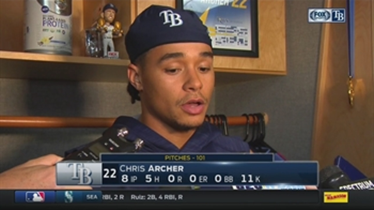 Chris Archer on tonight's win: 'It wasn't all me'