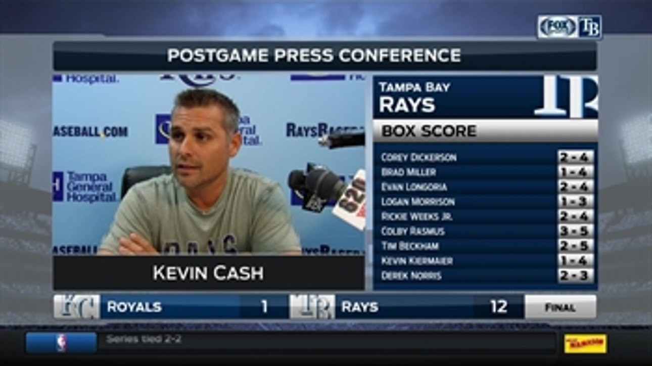 Kevin Cash: 'A bunch of guys impacted the game today'