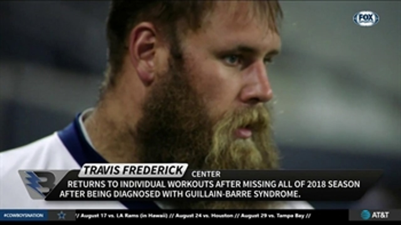 Travis Frederick Returns to Individual Workouts ' The Blitz: Dallas Cowboys Report