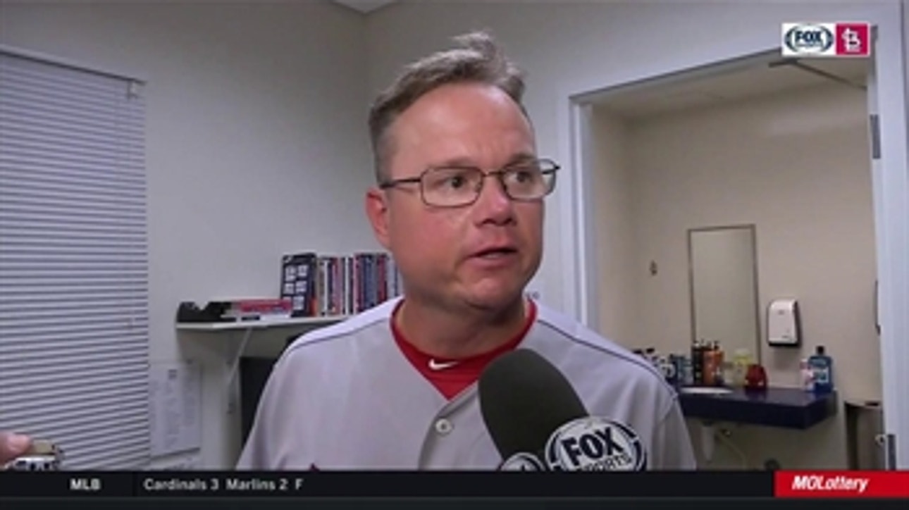 Mike Shildt: Cardinals' defensive performance vs. Marlins was 'really, really good baseball'