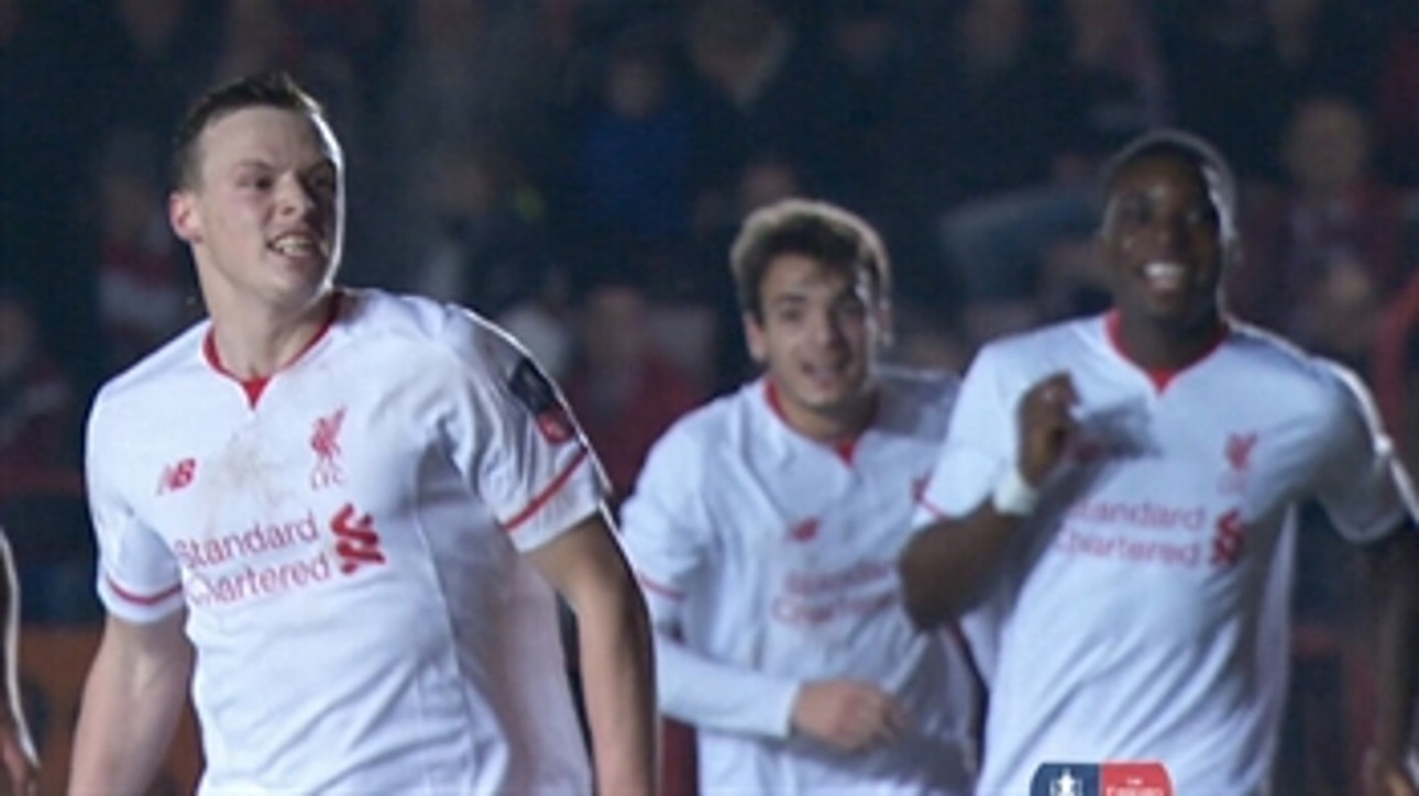 Smith levels for Liverpool vs. Exeter City ' 2015-16 FA Cup Highlights