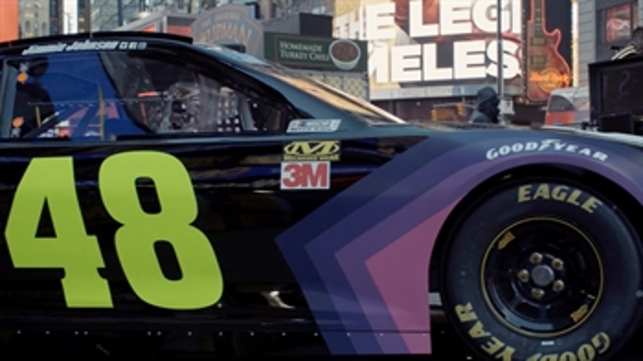 Jimmie Johnson hid his new Ally Financial paint scheme in some of his recent Instagram posts