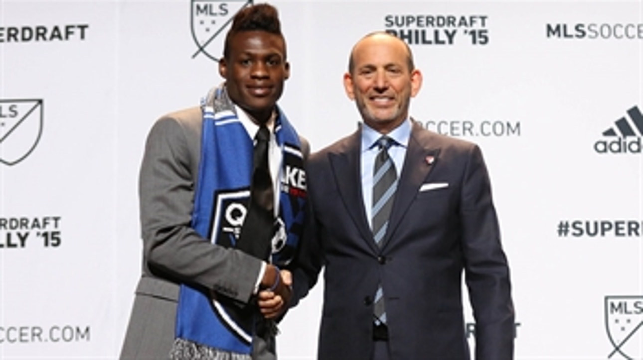 2015 MLS Draft: 4th overall pick Alashe speaks with Alexi Lalas