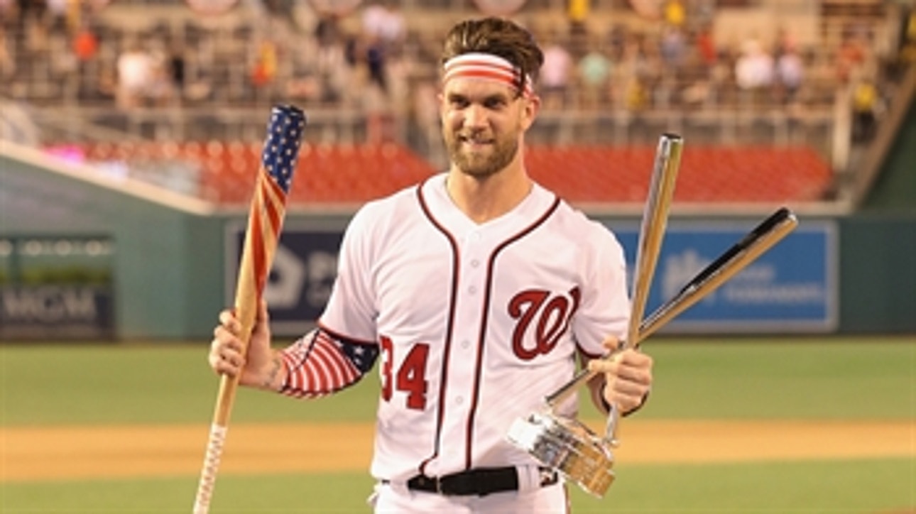 Skip Bayless reacts to Bryce Harper's comeback HR Derby win at home