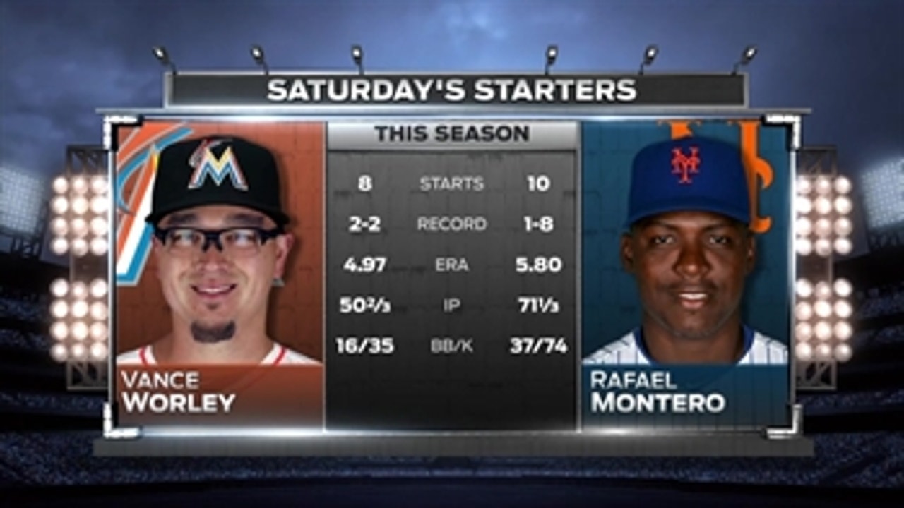 Vance Worley gets the nod as Marlins look for 3rd straight W