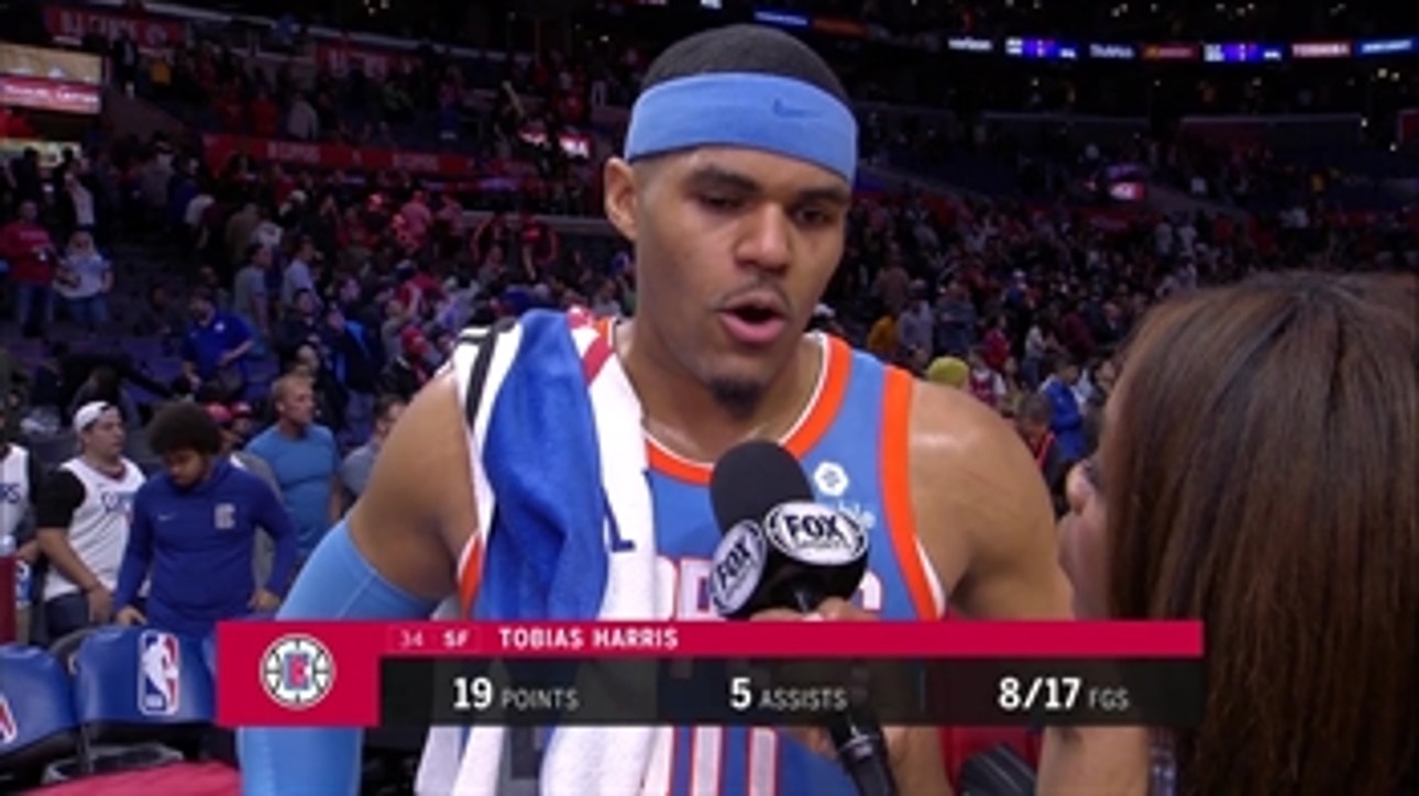 Clippers Live: Tobias Harris on Tuesday's victory 'We came out, we buckled down and made some great plays!'