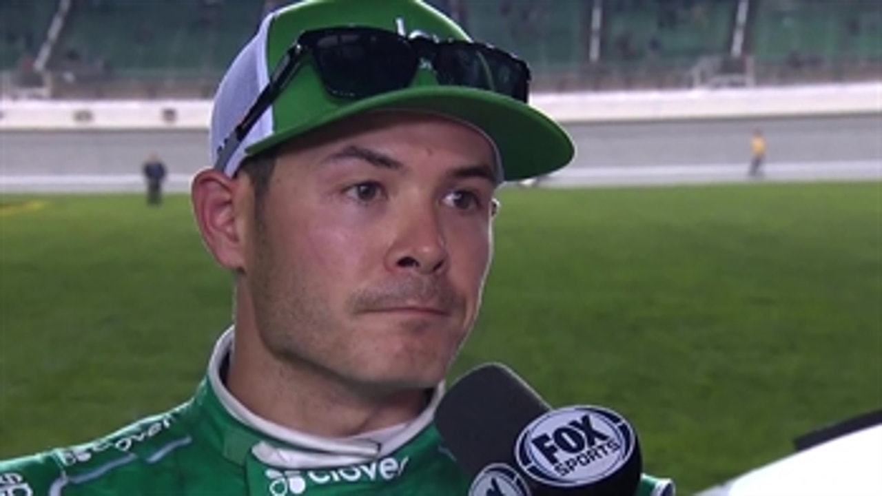 Kyle Larson on 4th-place finish and ‘disappointing’ final laps | 2018 KANSAS | FOX NASCAR