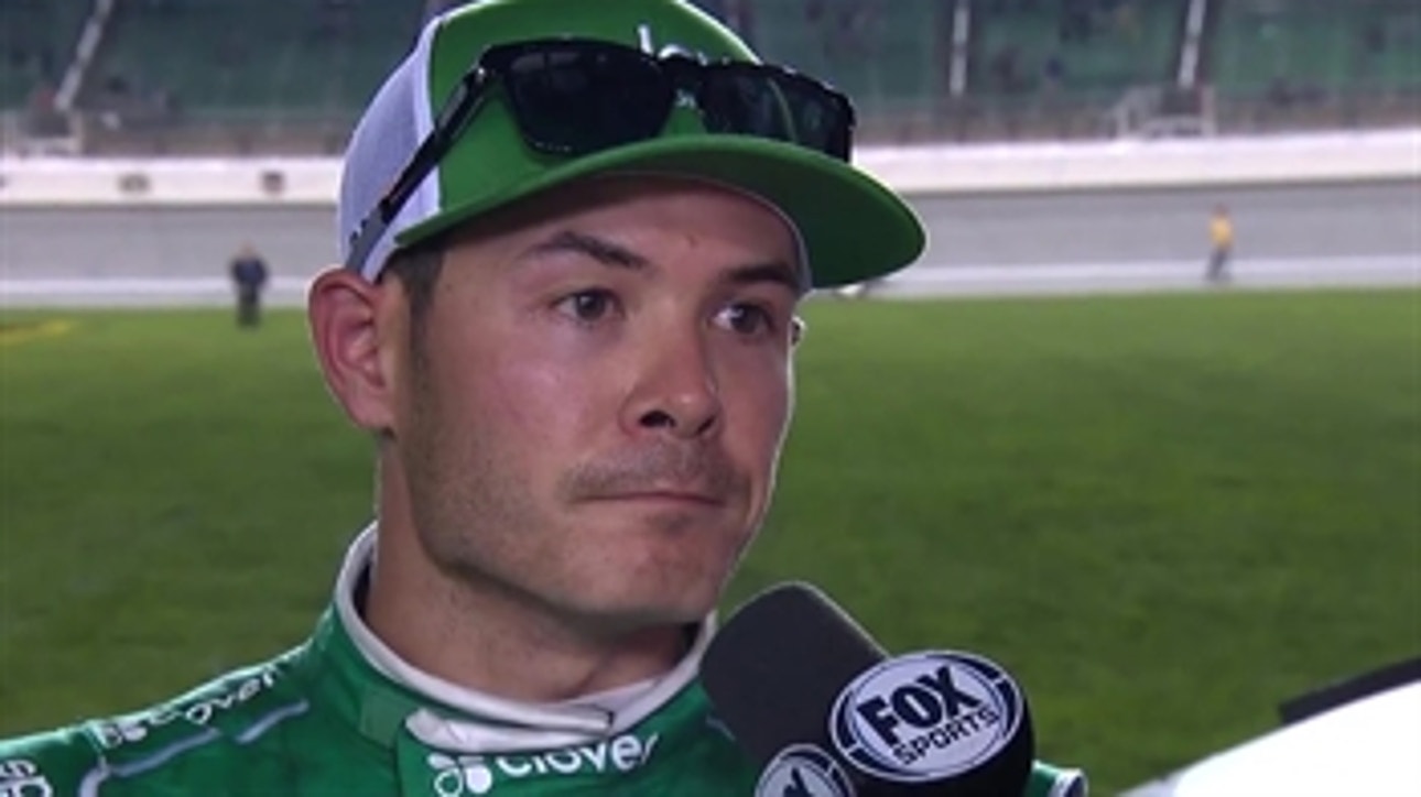 Kyle Larson on 4th-place finish and ‘disappointing’ final laps | 2018 KANSAS | FOX NASCAR