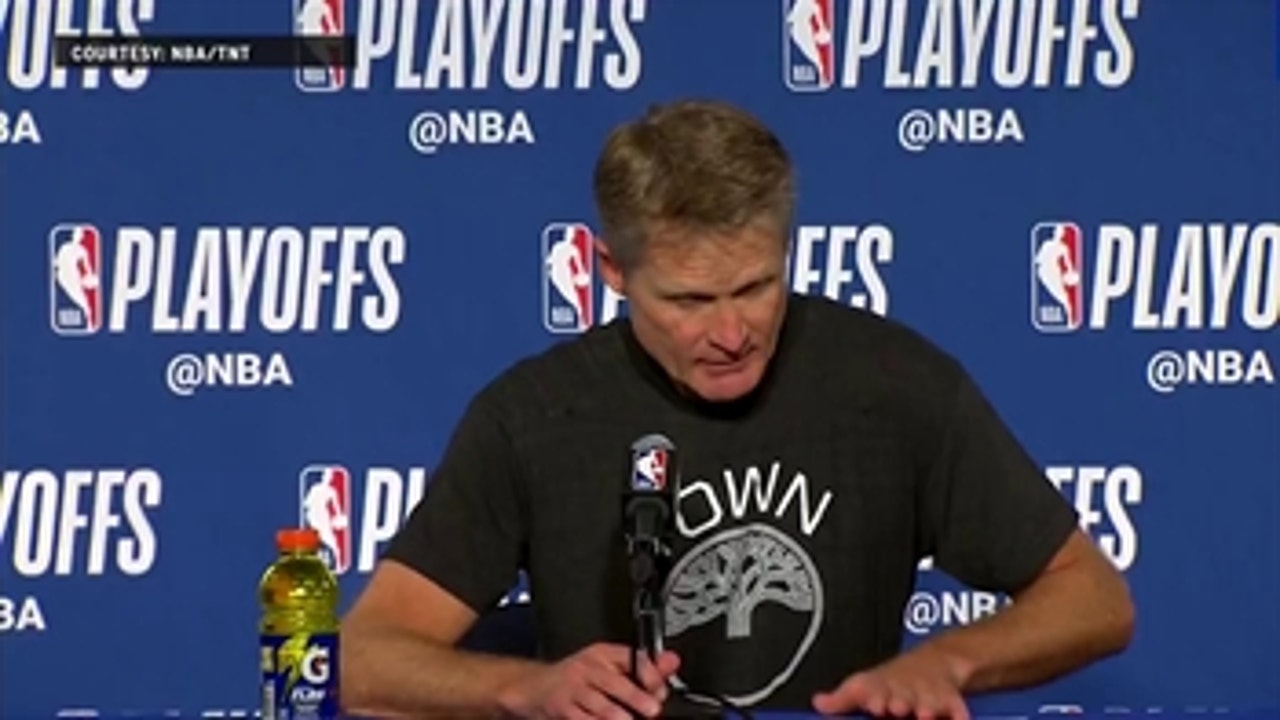 Steve Kerr Congratulates New Orleans after Game 5 ' Warriors Eliminate Pelicans