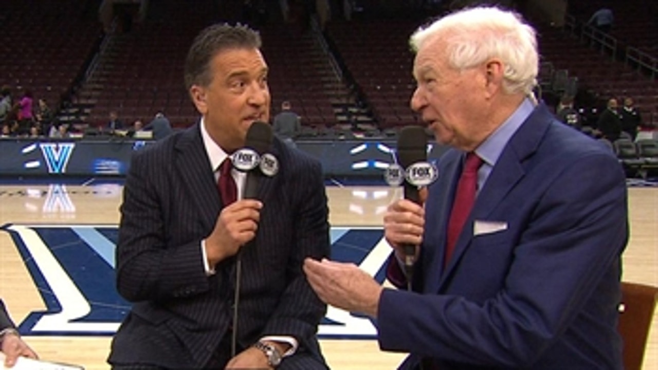 Bill Raftery on celebrating with Jay Wright after the game: 'I'll be taking a cab, I assure you'