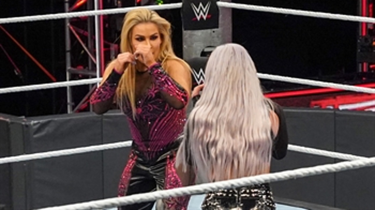 Natalya drops Liv Morgan with a punishing clothesline: WrestleMania 36 Kickoff