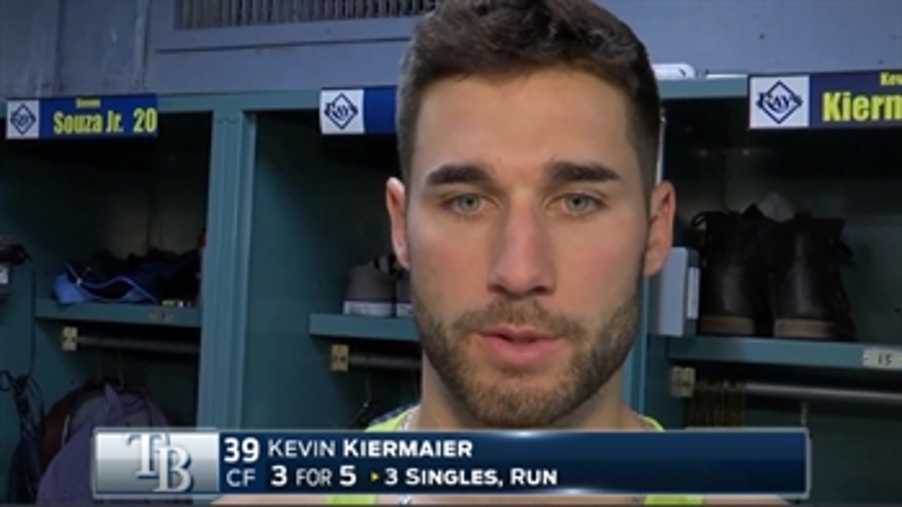 Rays' Kevin Kiermaier on rough 4th inning play: 'Not a good play on my part'