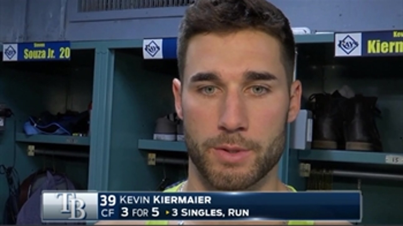 Rays' Kevin Kiermaier on rough 4th inning play: 'Not a good play on my part'
